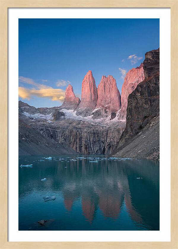 Torres Del Paine At Sunrise