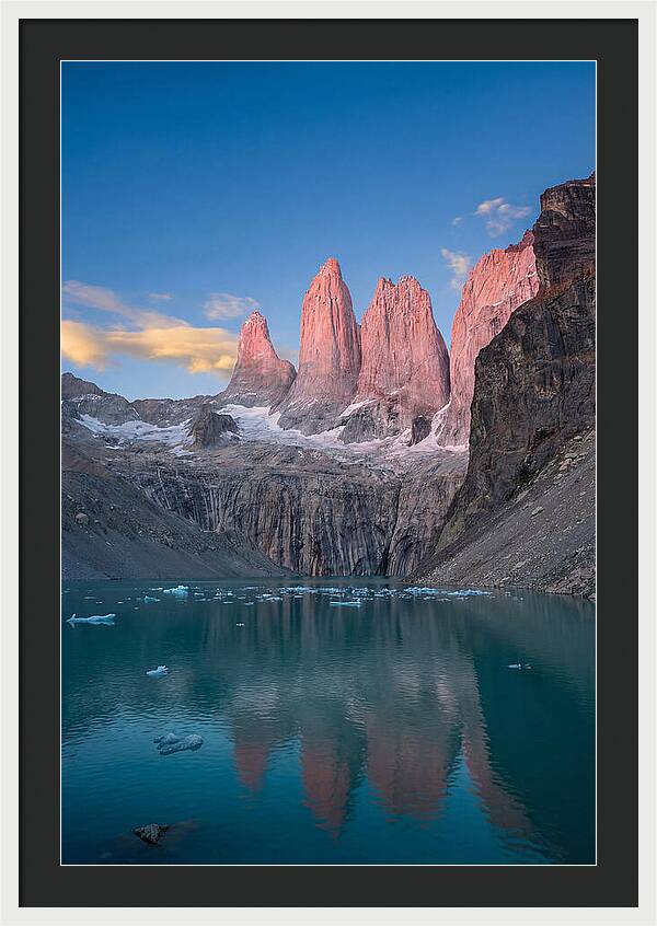 Torres Del Paine At Sunrise