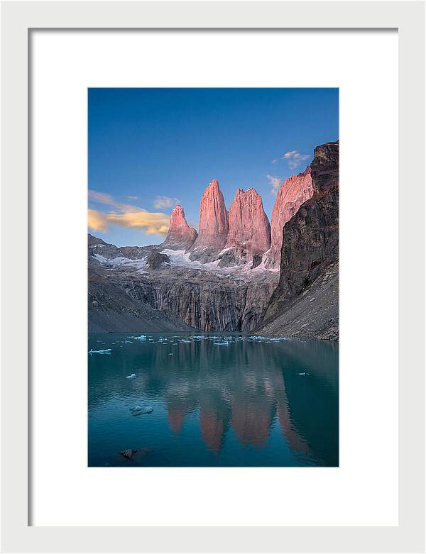 Torres Del Paine At Sunrise