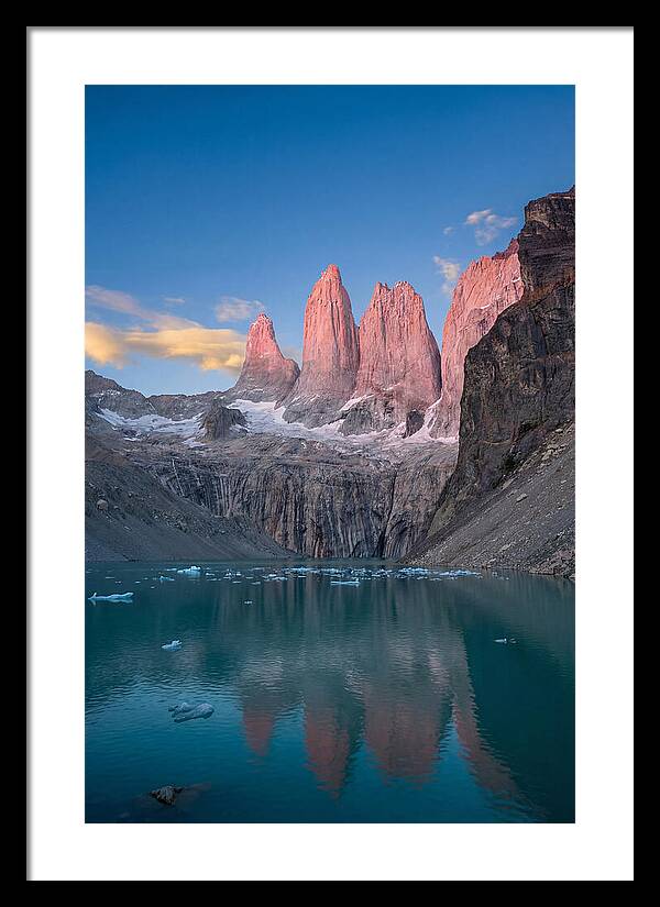Torres Del Paine At Sunrise