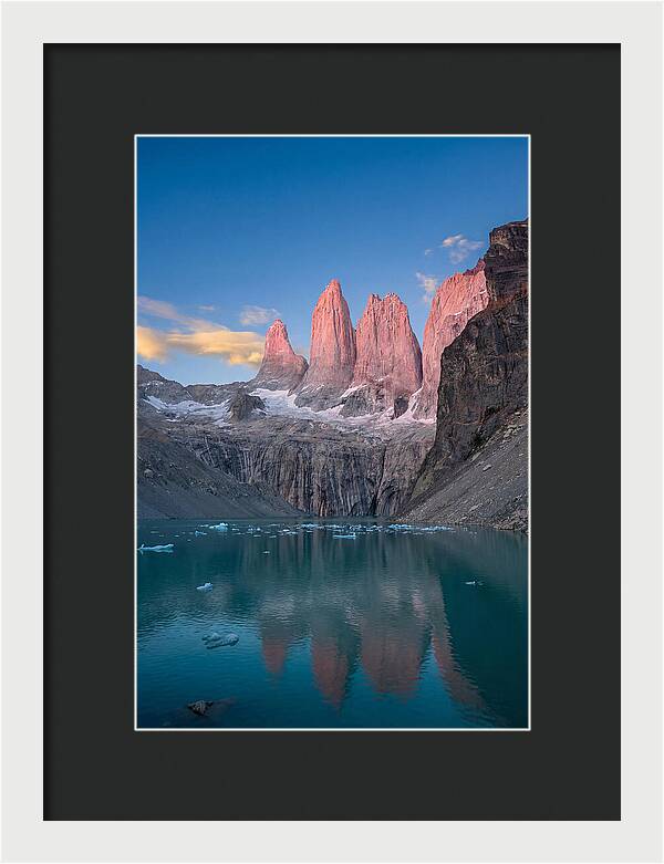 Torres Del Paine At Sunrise