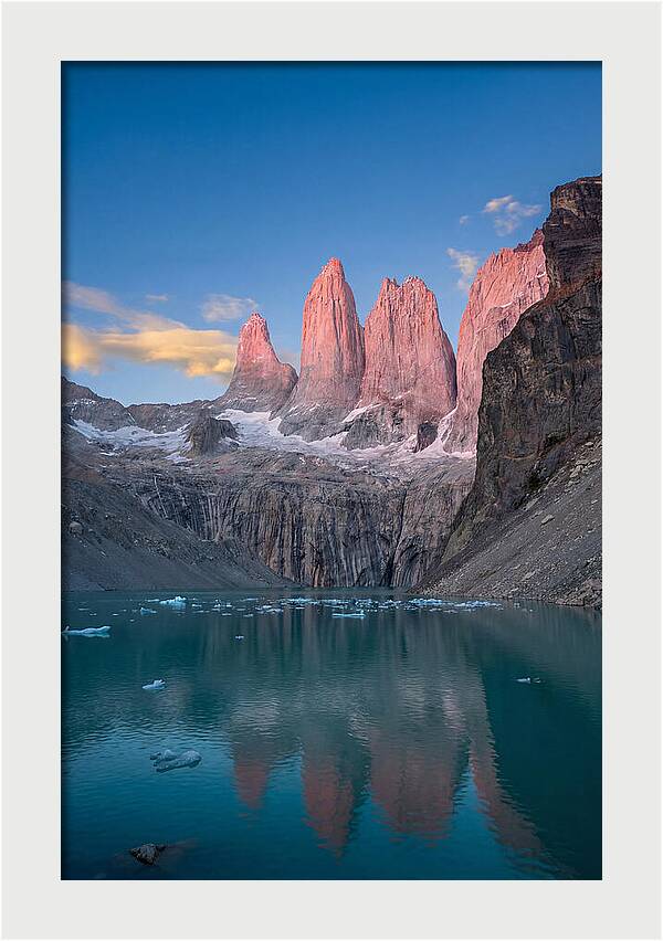 Torres Del Paine At Sunrise