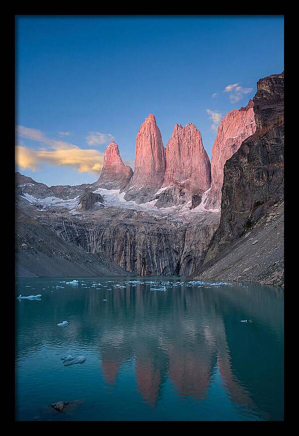 Torres Del Paine At Sunrise