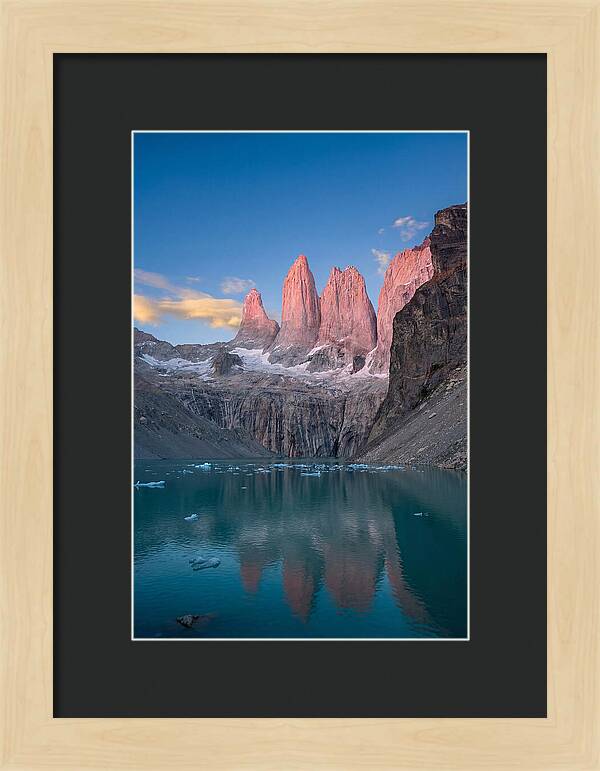 Torres Del Paine At Sunrise