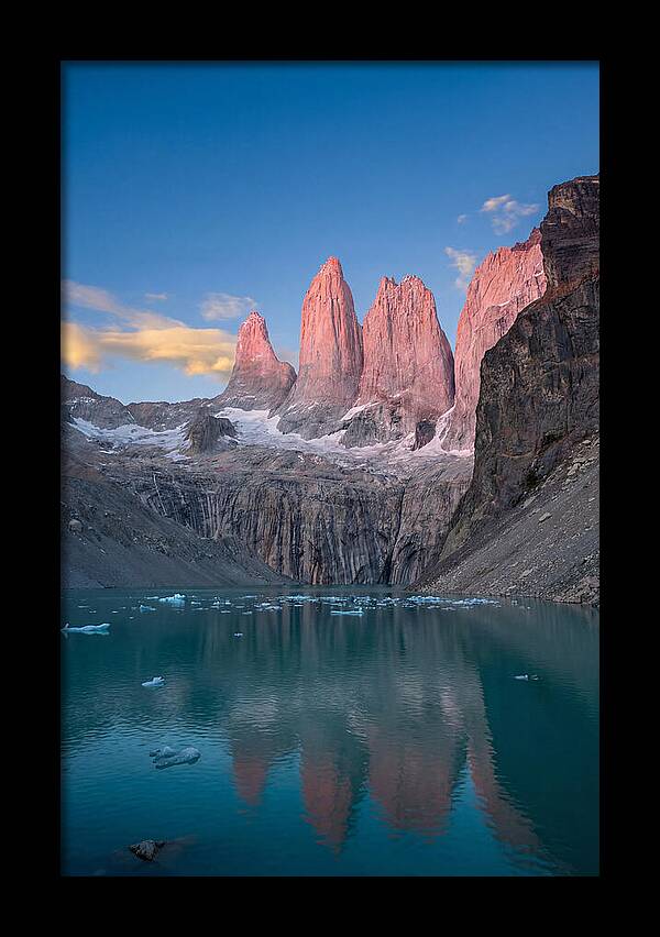 Torres Del Paine At Sunrise