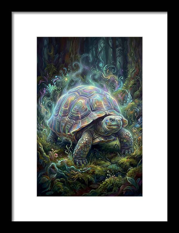 Tortoise In Enchanted Forest
