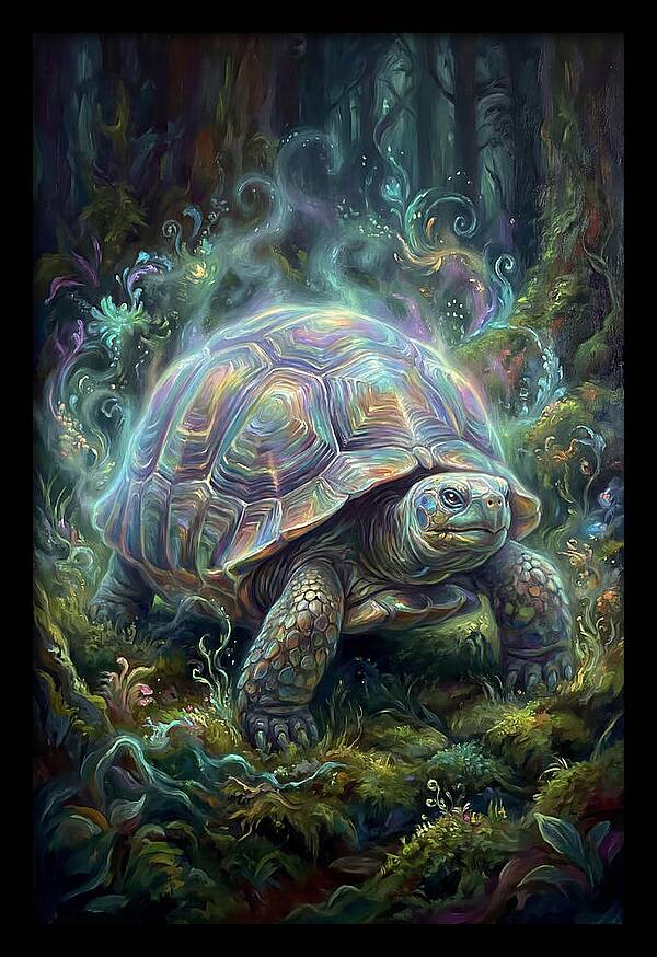 Tortoise In Enchanted Forest