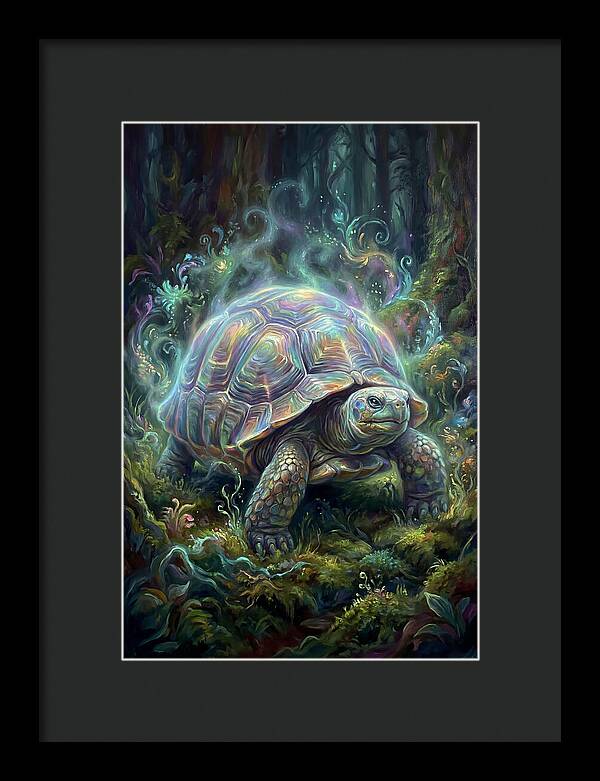 Tortoise In Enchanted Forest