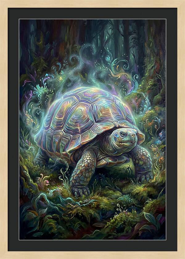 Tortoise In Enchanted Forest