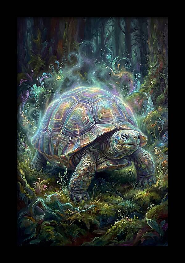 Tortoise In Enchanted Forest