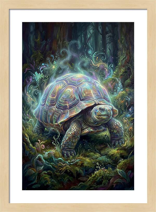 Tortoise In Enchanted Forest