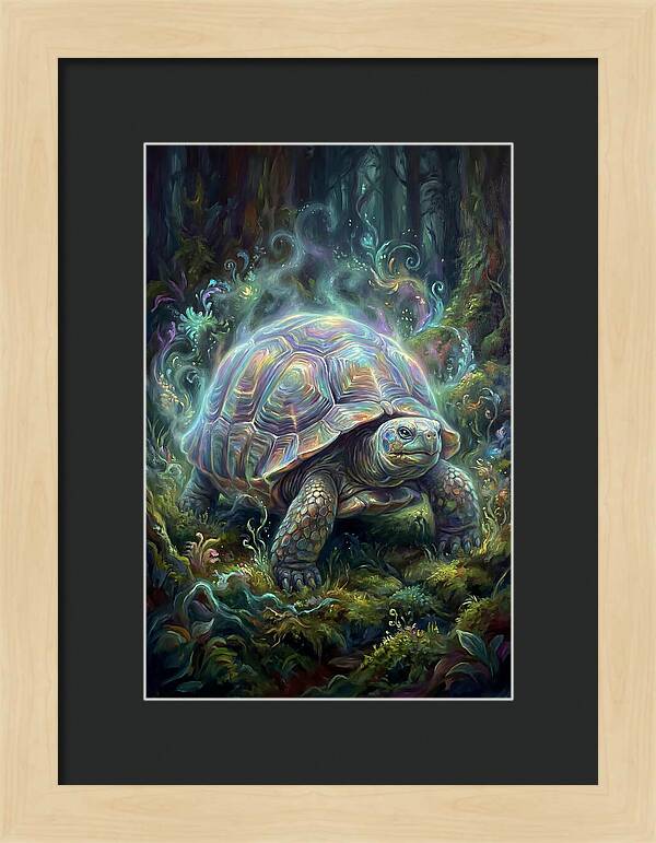Tortoise In Enchanted Forest