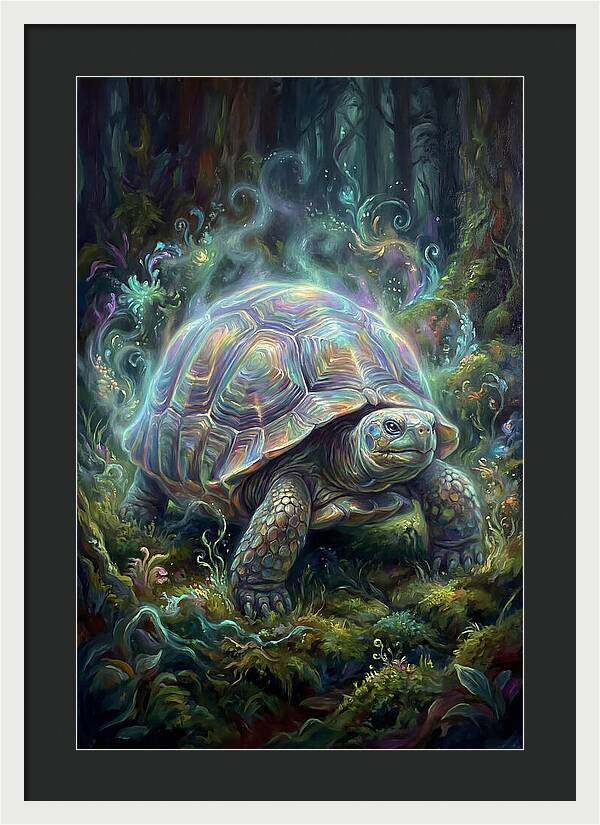 Tortoise In Enchanted Forest