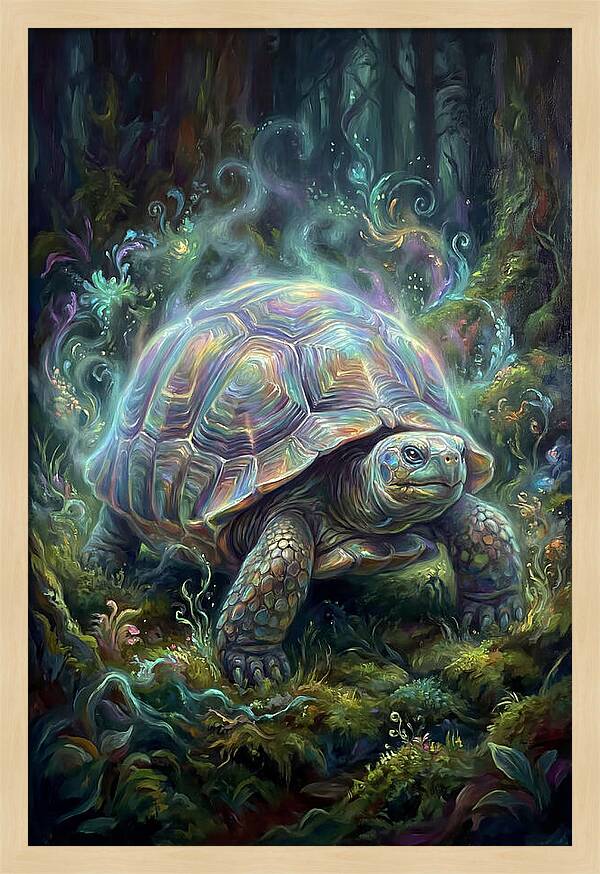 Tortoise In Enchanted Forest