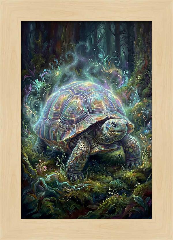 Tortoise In Enchanted Forest