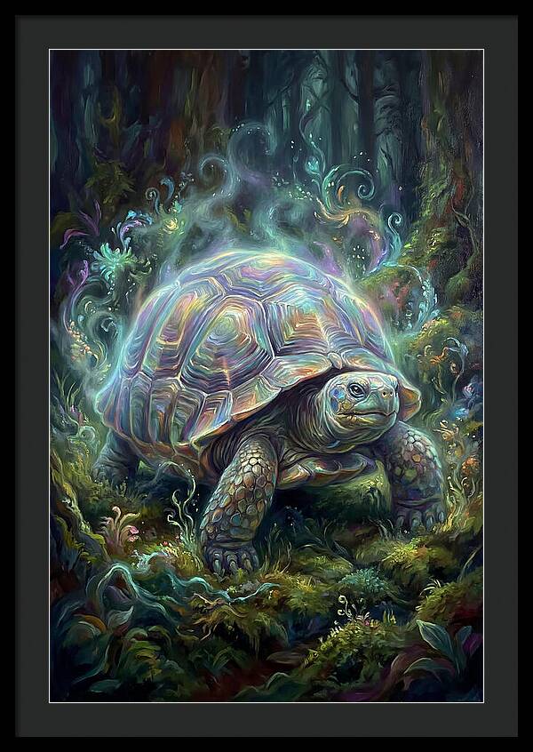 Tortoise In Enchanted Forest