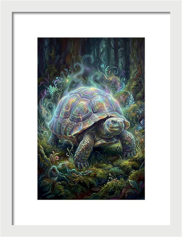 Tortoise In Enchanted Forest
