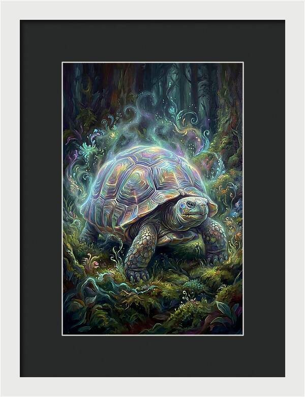 Tortoise In Enchanted Forest