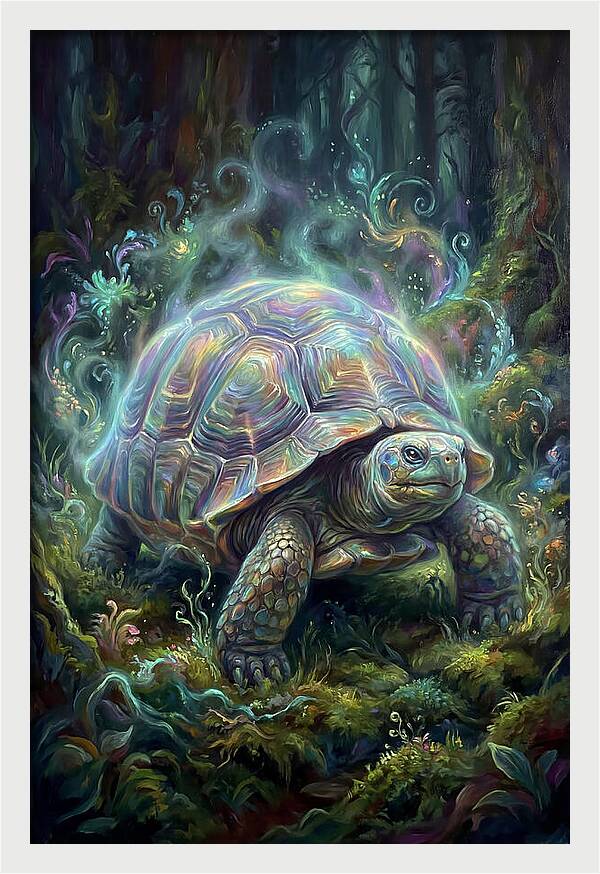 Tortoise In Enchanted Forest