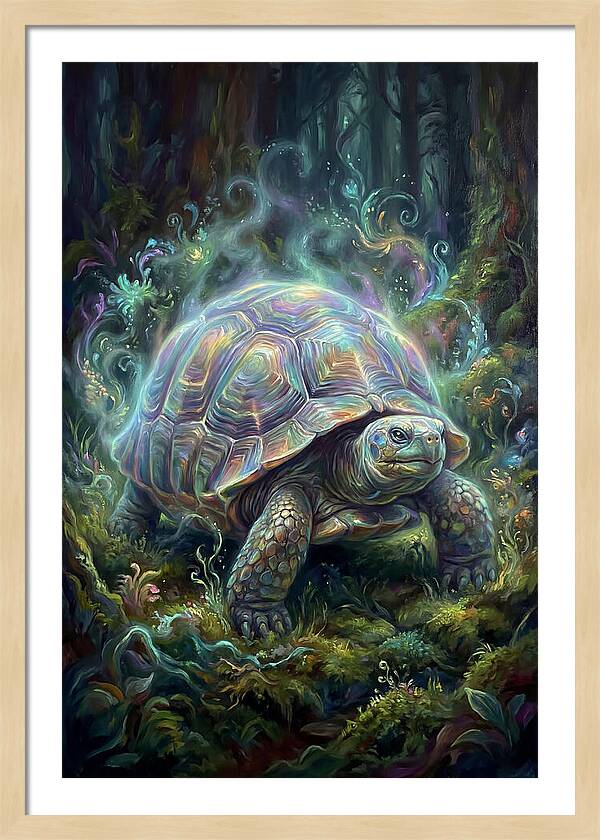 Tortoise In Enchanted Forest