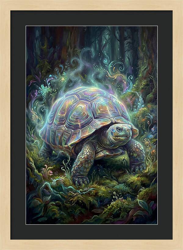 Tortoise In Enchanted Forest