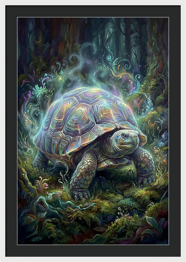 Tortoise In Enchanted Forest