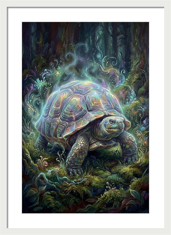 Tortoise In Enchanted Forest