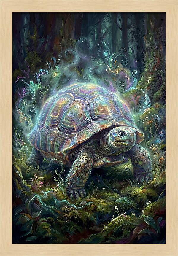 Tortoise In Enchanted Forest