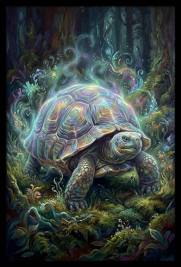 Tortoise In Enchanted Forest