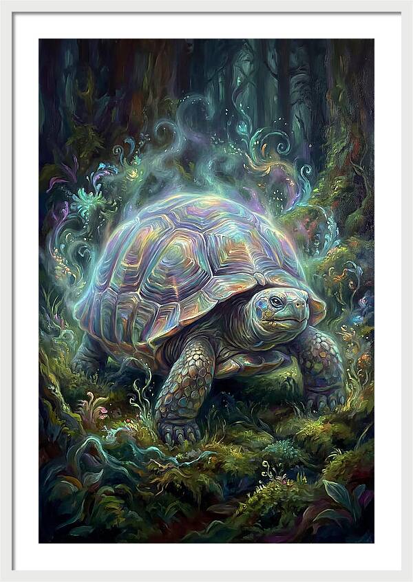 Tortoise In Enchanted Forest
