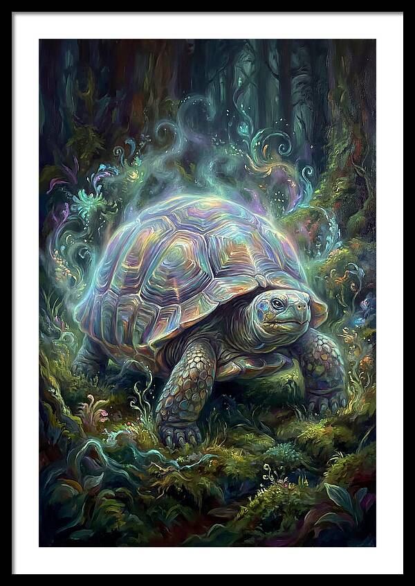 Tortoise In Enchanted Forest