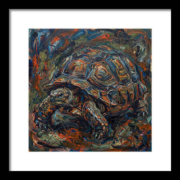 Tortoise In Expressionist Style