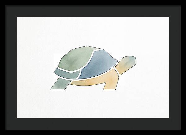 Tortoise In Minimalist Style