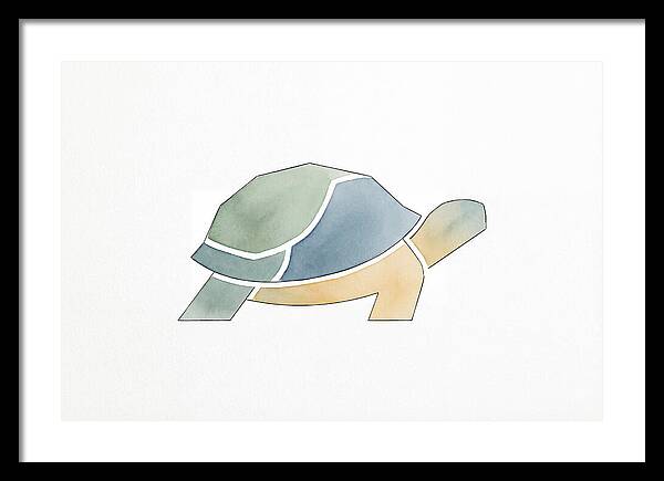 Tortoise In Minimalist Style