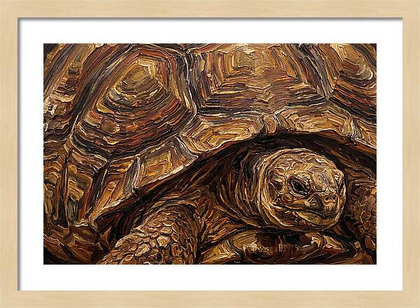 Tortoise In Rich Textures