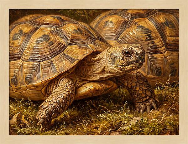 Tortoise Realism In Nature