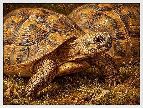 Tortoise Realism In Nature
