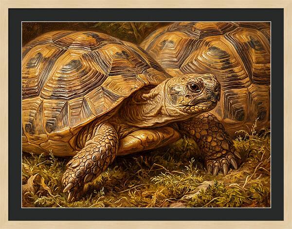 Tortoise Realism In Nature