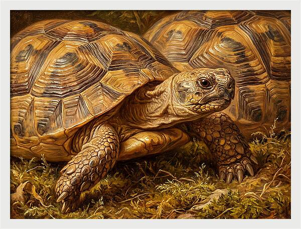 Tortoise Realism In Nature