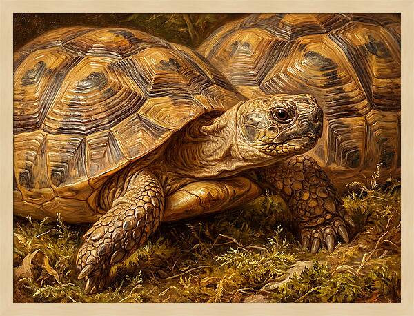 Tortoise Realism In Nature
