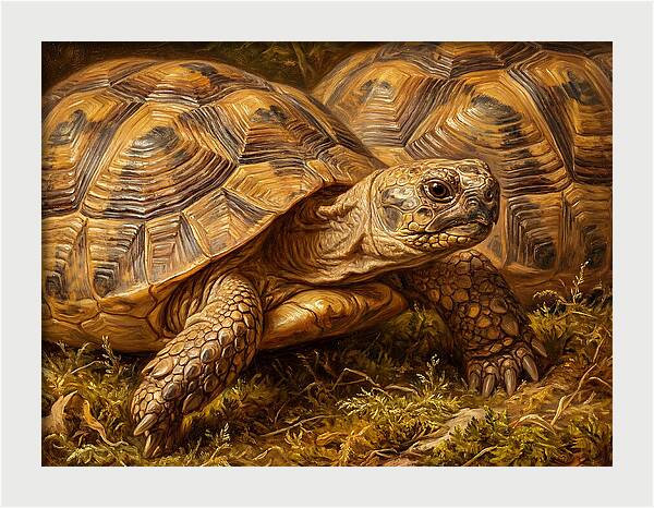 Tortoise Realism In Nature