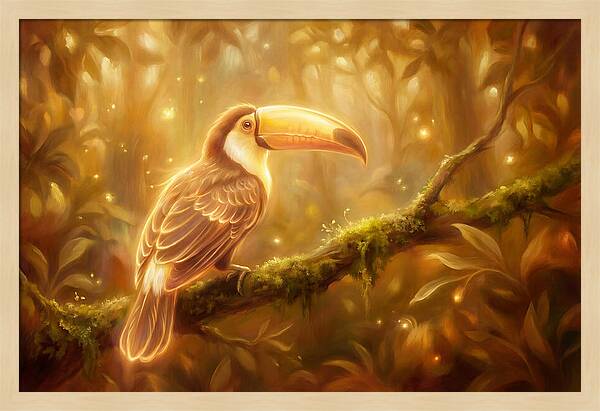 Toucan In Forest
