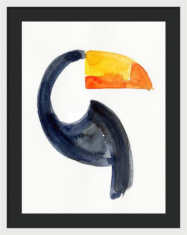 Toucan In Minimalist Style