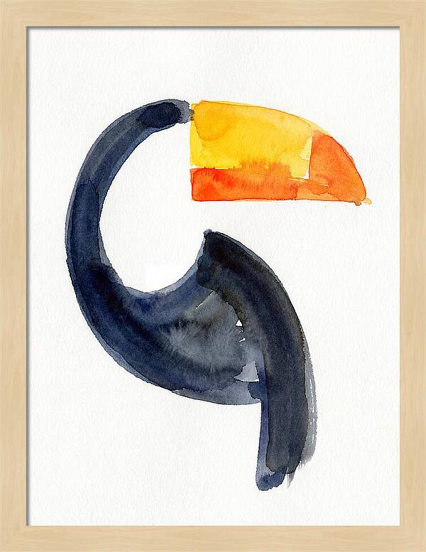 Toucan In Minimalist Style