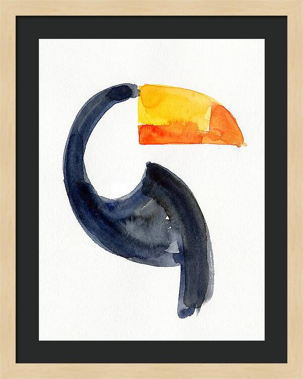 Toucan In Minimalist Style