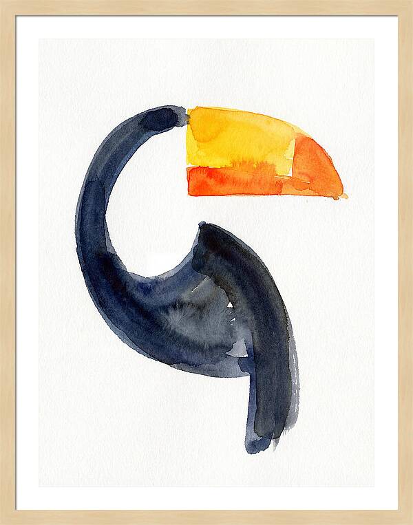 Toucan In Minimalist Style
