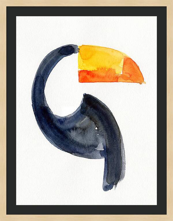 Toucan In Minimalist Style