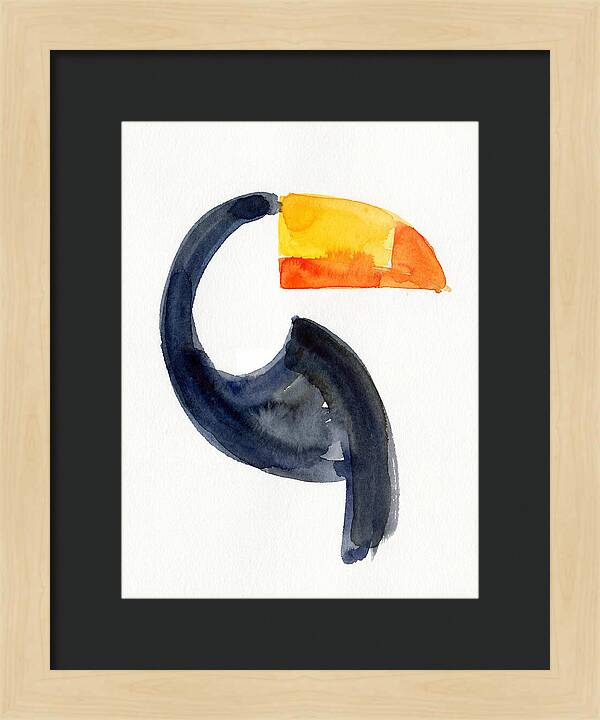 Toucan In Minimalist Style