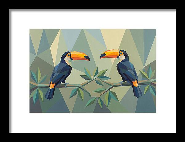 Toucans In Geometric Harmony