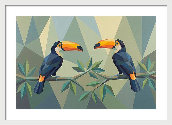 Toucans In Geometric Harmony